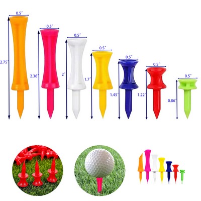 Golf Step Down Plastic Tees