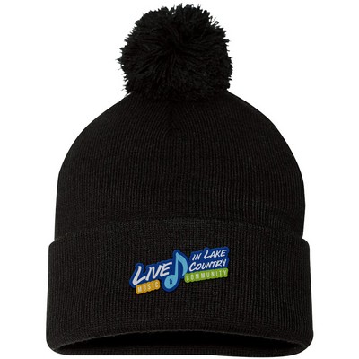 Sportsman Pom-Pom 12" Knit Beanie