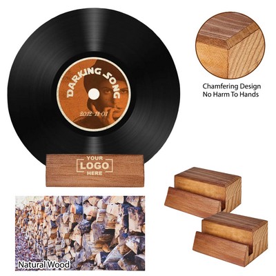 Wooden Vinyl Record Storage Organizer
