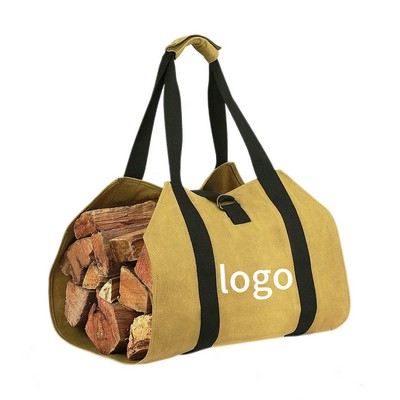 Outdoor Firewood Tote Bag