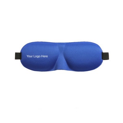 3D Contoured 100% Blackout Eye Mask