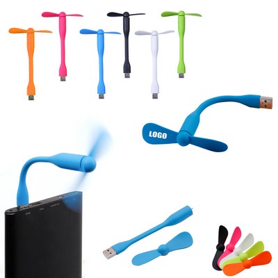 USB Mini Fan With Detachable Design And Safety Features
