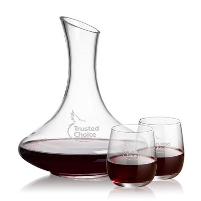 Kanata Carafe & Crestview Stemless Wine