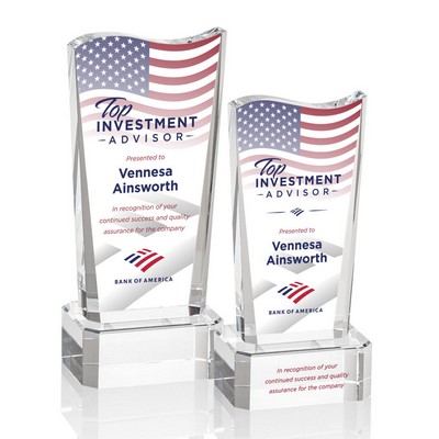 Violetta VividPrint™ Award on Base - Clear