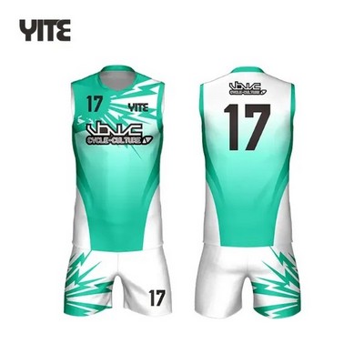 Sleeveless Sports Uniform w/Insert Collar