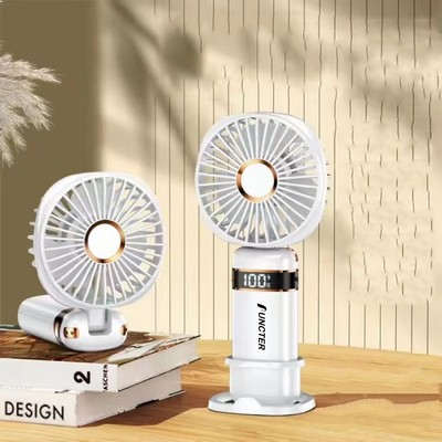USB-Powered Foldable Neck/Desktop Mini Fan
