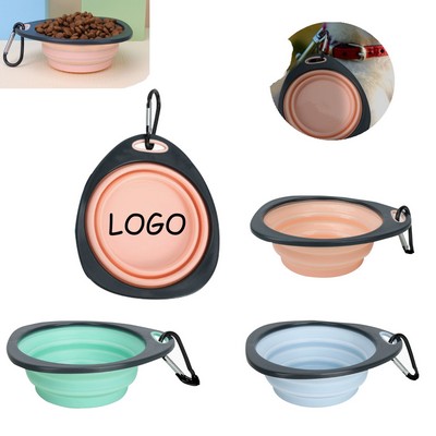 Portable Silicone Pet Feeder with Buckle