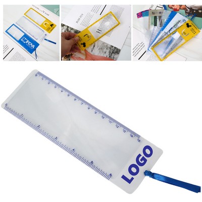 Magnifier Bookmark w/Metric Ruler