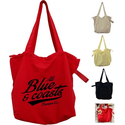 Large Eco-Friendly Canvas Shopping Tote Bag