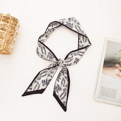 35" x 2" Full Custom Long Neckerchief Ribbon Scarf Hairband Handbag Wrap Scarf Neck Tie #14