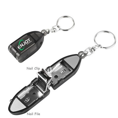 Foldable Nail Clippers with Nail File