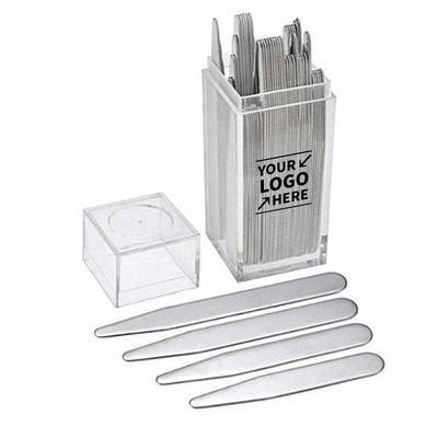 40pcs Metal Collar Stays