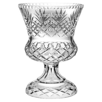 10" Lead Crystal Giant Vase