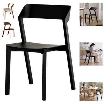 Stackable Soild Wood Dining Chairs