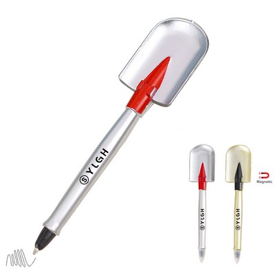 Shovel Shaped Pen With Magnet