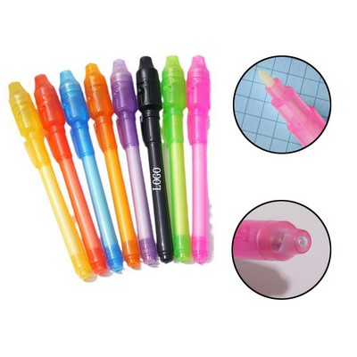 Invisible Ink Pen With Uv Led Light