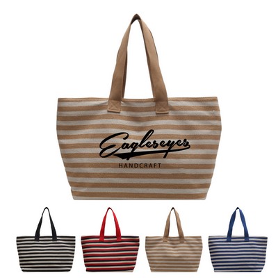 Water-resistant Nylon Travel Tote Bag with Zip