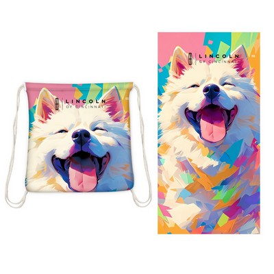 2-in-1 Foldable Beach Towel
