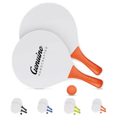 Beach Paddle Ball Set