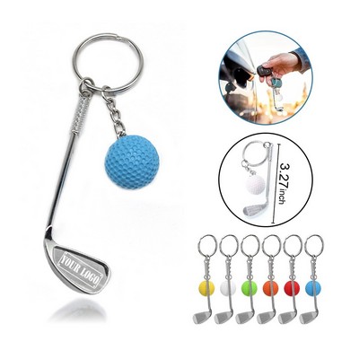 Golf Club Keychain