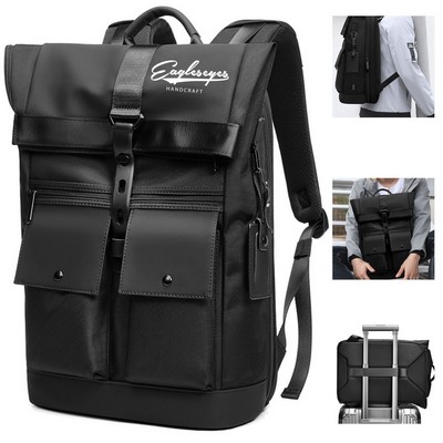 High-Density Waterproof Casual Business Backpack