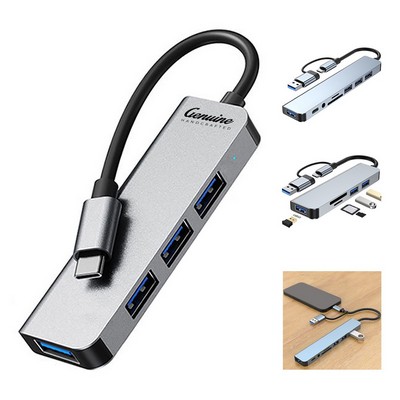 Aluminum Alloy USB 3.0 Quad Port Hub