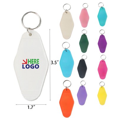 Hotel Diamond Plastic Key Tag