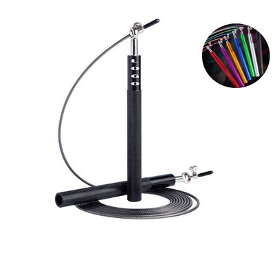 High Speed Adjustable Jump Rope W/ Anti-slip Aluminum Handle