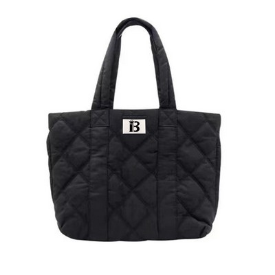 Nylon large capacity tote bag