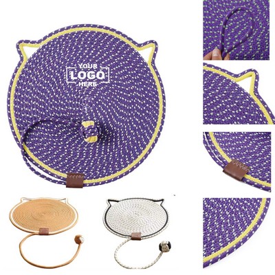 Durable - Edged, Reversible Cat Scratch Mat Made of High - Quality Cotton