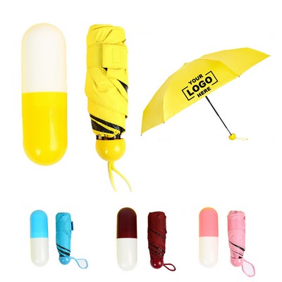 Mini Folding Compact Capsule Umbrella
