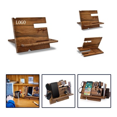 Wooden Desktop Organizer