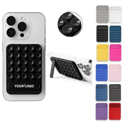 2 in 1 Silicone Suction Cup Selfies Videos Phone Case Mount