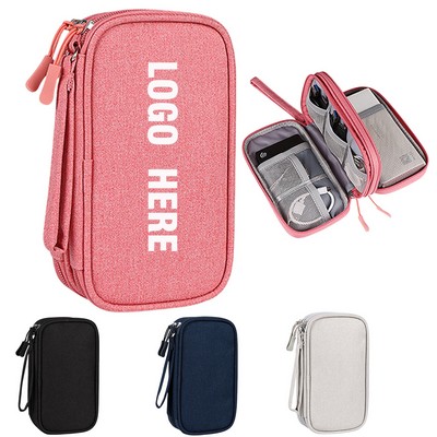 Double-layer Waterproof Digital Accessories Organizer