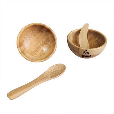 Eco-Friendly Bamboo Mask Bowl Set
