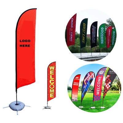 Personalized Outdoor Banner Beach Event Advertising Flags