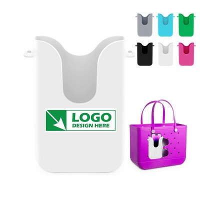 Silicone Phone Holder for Beach Tote Bags