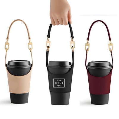 PU Leather Coffee Cup Sleeve