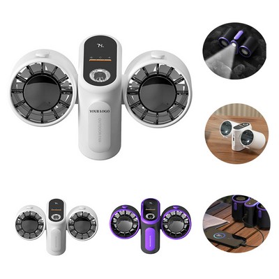 Portable Waist Fan-With Mobile Power And Flashlight