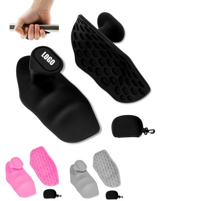 Rubber Gym Weightlifting Anti-Slip Workout Grips For Gym