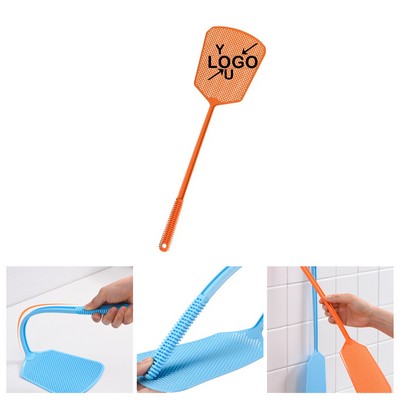 Manual Plastic Fly Swatter Assorted Colors