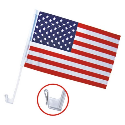 Full Color Car Flag Set