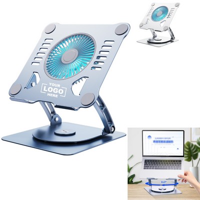 360° Rotating Laptop Cooling Stand