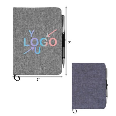 5 Inches x 7 Inches Heathered Eco-Friendly Notebook