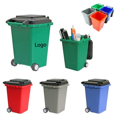 Roller - type Trash Bin Storage Pen Holder