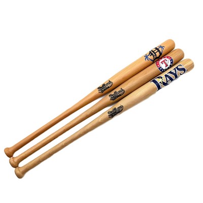 18" Mini Wood Baseball Bat - Full Color Logo