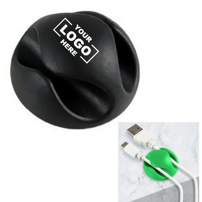 Colorful Double Hole Cable Clips