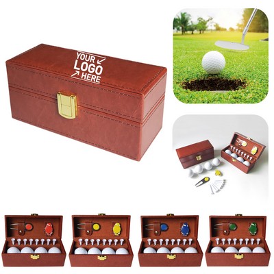 Golf Leather Box Set