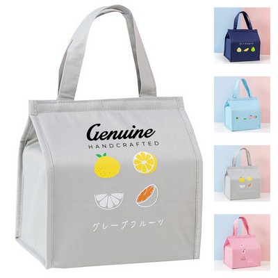 Oxford Fabric Insulated Lunch Tote Bag