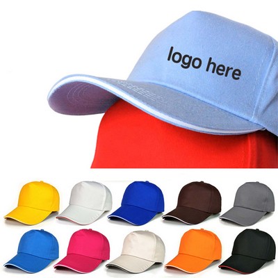 Custom 5-Panel Cotton Baseball Cap